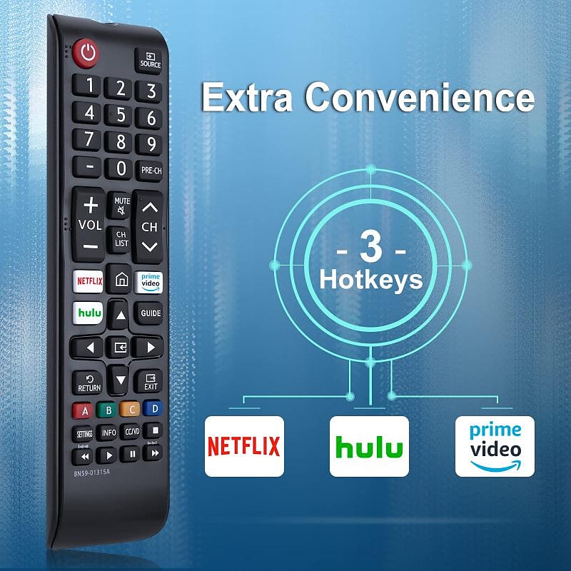 Upgrade Your Samsung TV Experience with the Latest Universal Remote Control - Compatible with All LCD LED HDTV 3D Smart TVs!4