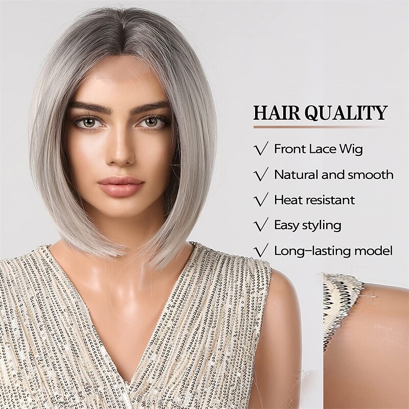 Short Curly Wigs for Black Women Human Hair Afro Natural Curly Wig Brazilian Virgin Pixie Cut Wig Human Hair With Bangs 150% Density None Lace Front Bob Wigs 1B Color2