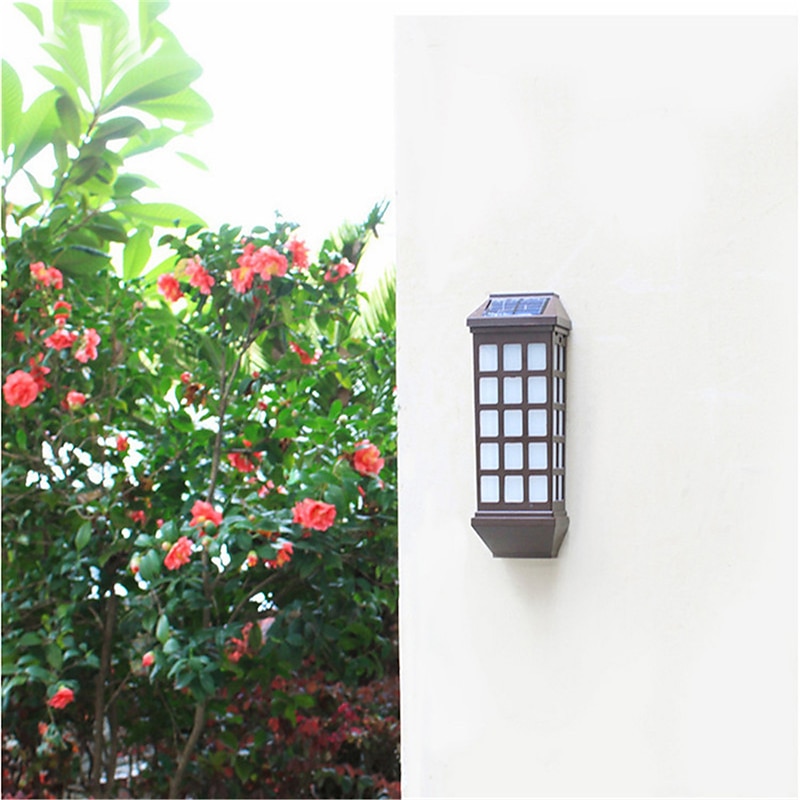 LED Solar Light outdoor Solar Lamp Garden Wall Lamp Villa Lamp Waterproof Fence Stairs Lamp For Garden Decoration4