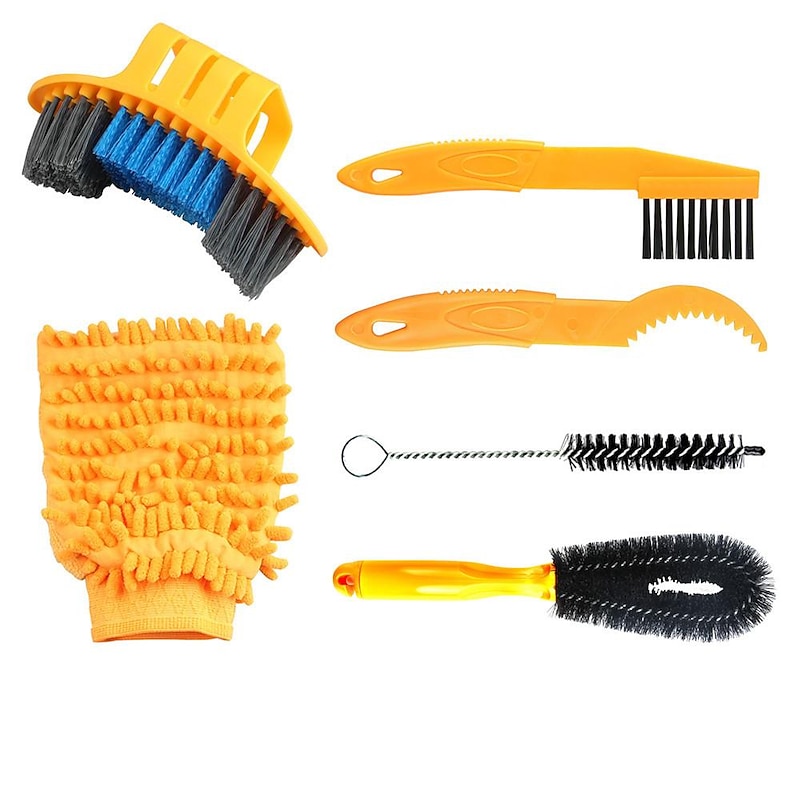 StarFire Bike Cleaning Kit Bicycle Cycling Chain Cleaner Scrubber Brushes Mountain Bike Wash Tool Set Bicycle Repair Tools Accessories2