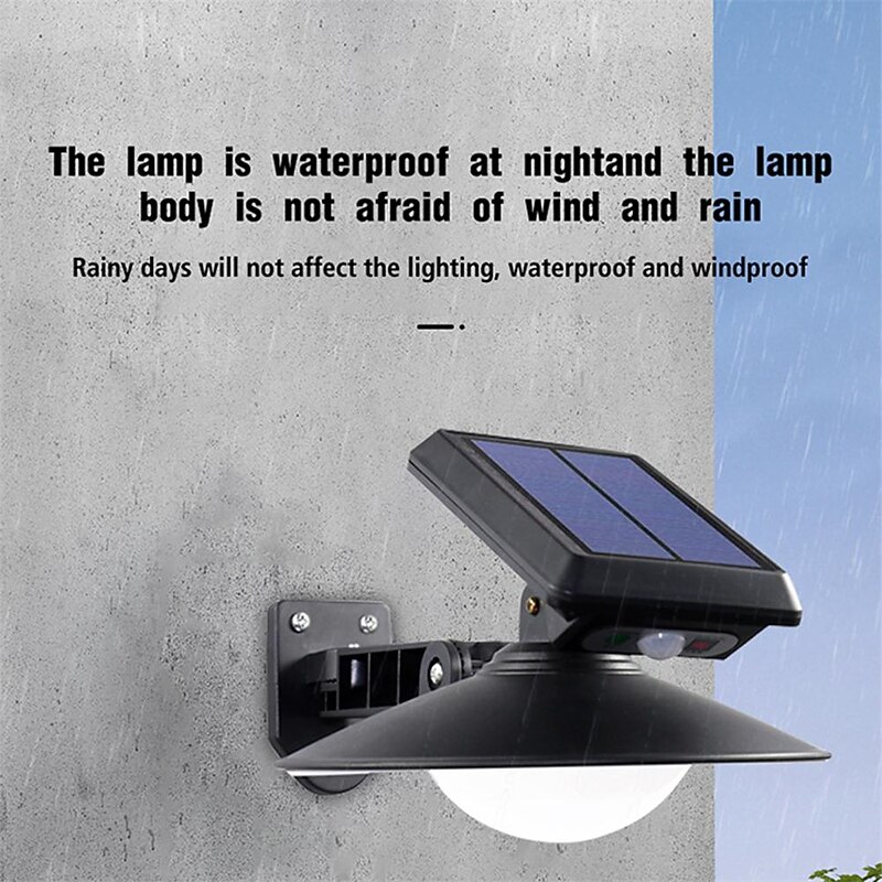 10W Led Solar Wall Lights Outdoor Waterproof Landscape Sensor Lamp with Remote Control For Yard Patio Garden Pathway Porch Decor4