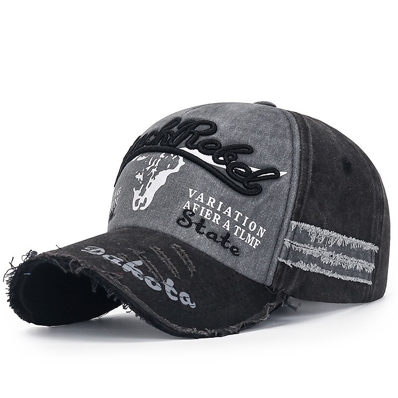 Men's Unisex Baseball Cap Trucker Hat Red Blue Polyester Vintage Travel Beach Outdoor Vacation Color Block Adjustable Sunscreen Breathable Fashion2