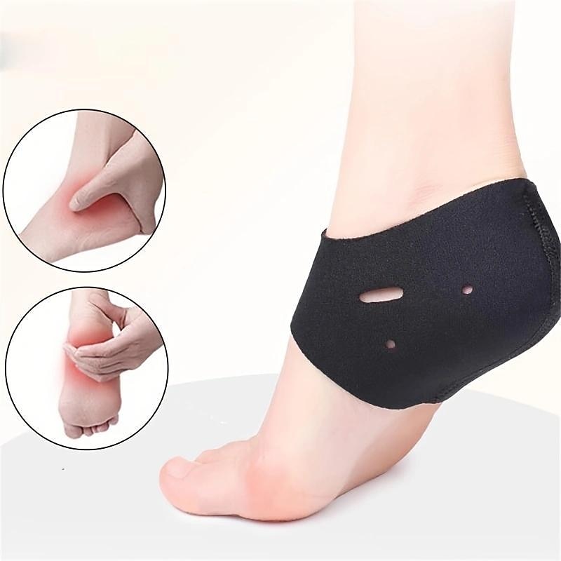 2pcs Adjustable Heel Protection Socks for Pain Relief - Breathable Pads for Men and Women, Perfect for Plantar Fasciitis, Heel Spur, and Foot Recovery Support2