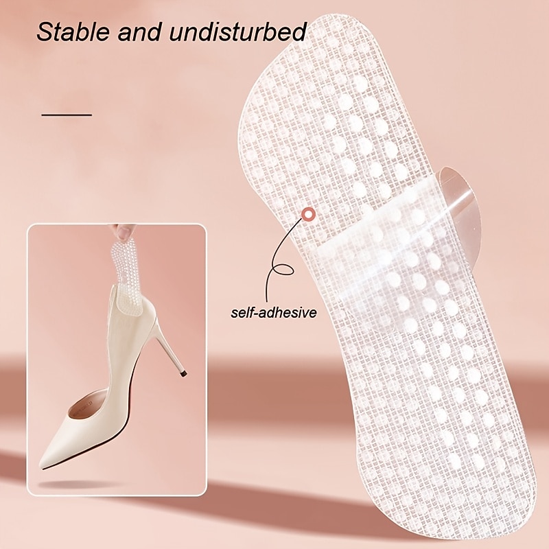 3Pairs/set Silicone Gel Heel Grips for Shoes – Anti-Slip Cushion Pads for Blister Prevention, Comfort, and High Heel Fit4