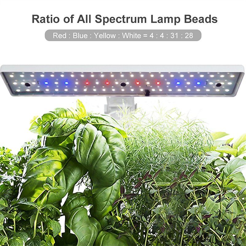 Garden Hydroponics Growing System Indoor Herb Garden Kit Automatic Timing LED Grow Lights Smart Water Pump for Home Flower Pots2