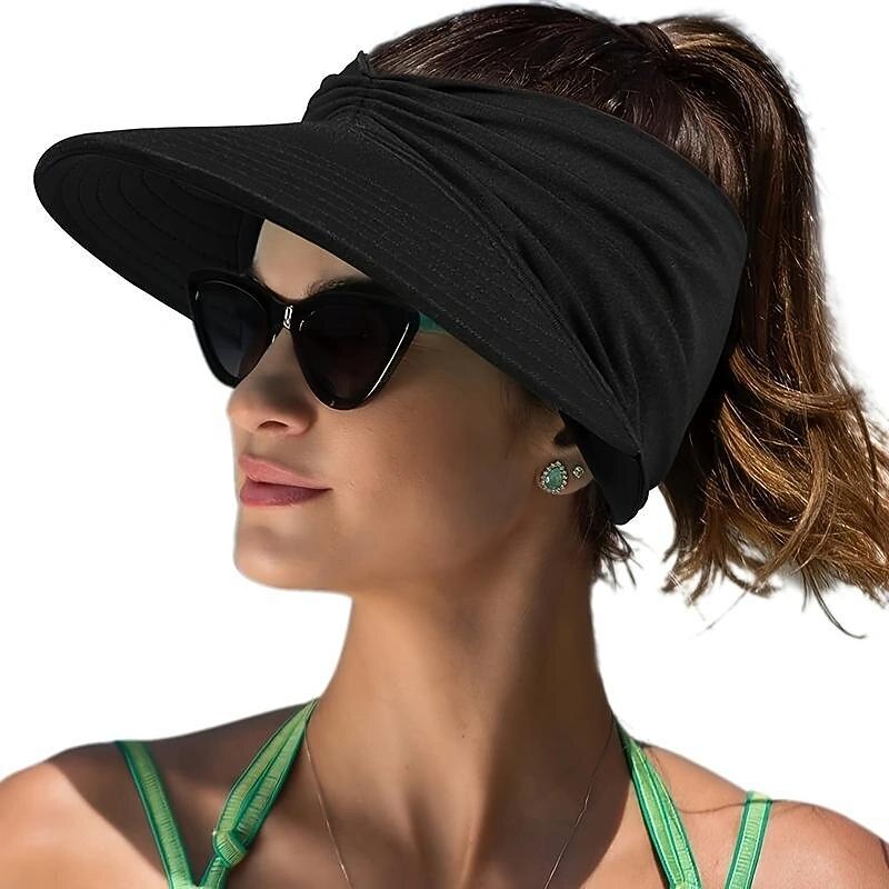 Summer Beach Sun Hat Women's Empty Top Hat 50+ Sun Sun Hat Ladies Outdoor Sports Hat3