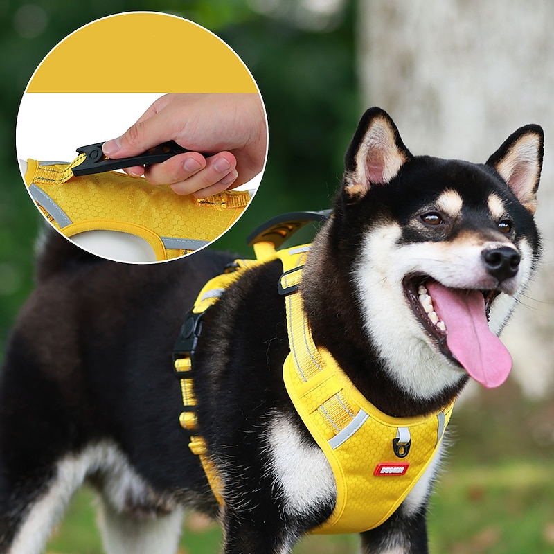 Pet Chest Strap Explosion Proof Big Dog Chest Back Reflective Commuting Dog Traction Rope Dog Rope2
