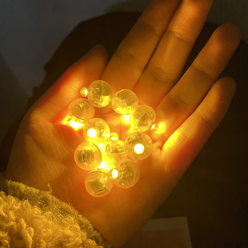 8Pcs Led Balloon Light Round Ball Mini Flash Lamps Waterprooof for Vase Christmas Wedding Party Pool Bedroom Decorations4