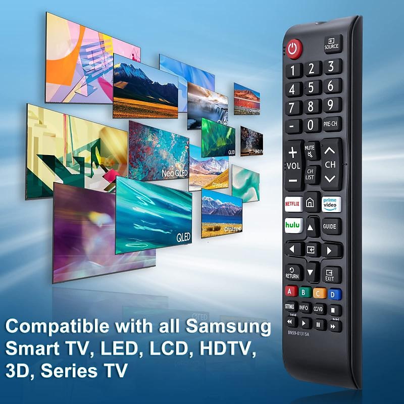 Upgrade Your Samsung TV Experience with the Latest Universal Remote Control – Compatible with All LCD LED HDTV 3D Smart TVs! 2024 – GBP £7