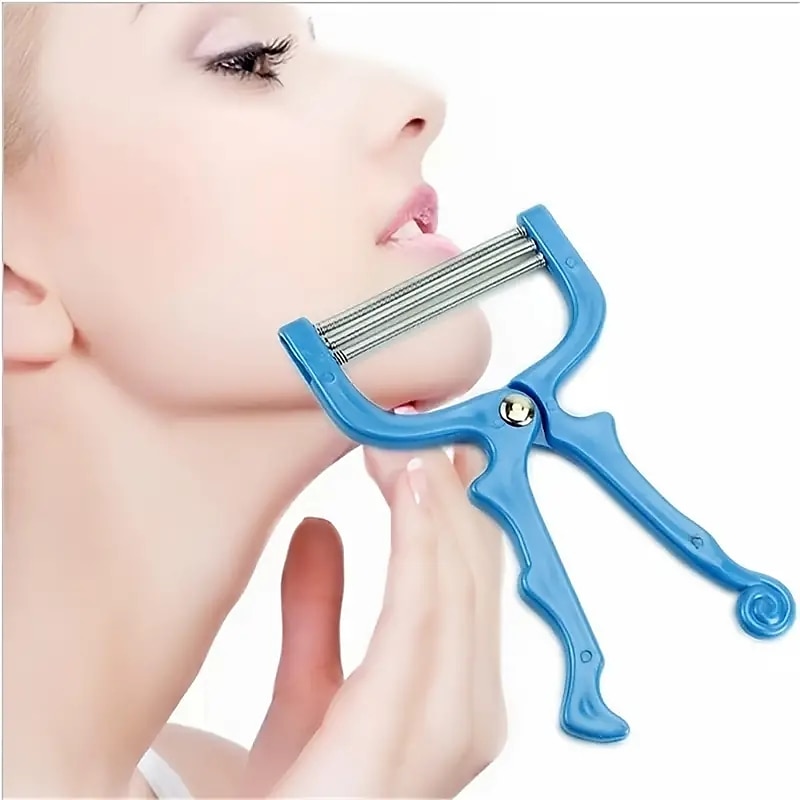 Facial Hair Remover Spring Manual Removal Epilator Beauty Shaving Threading Tool For Women 2025 - $12.49