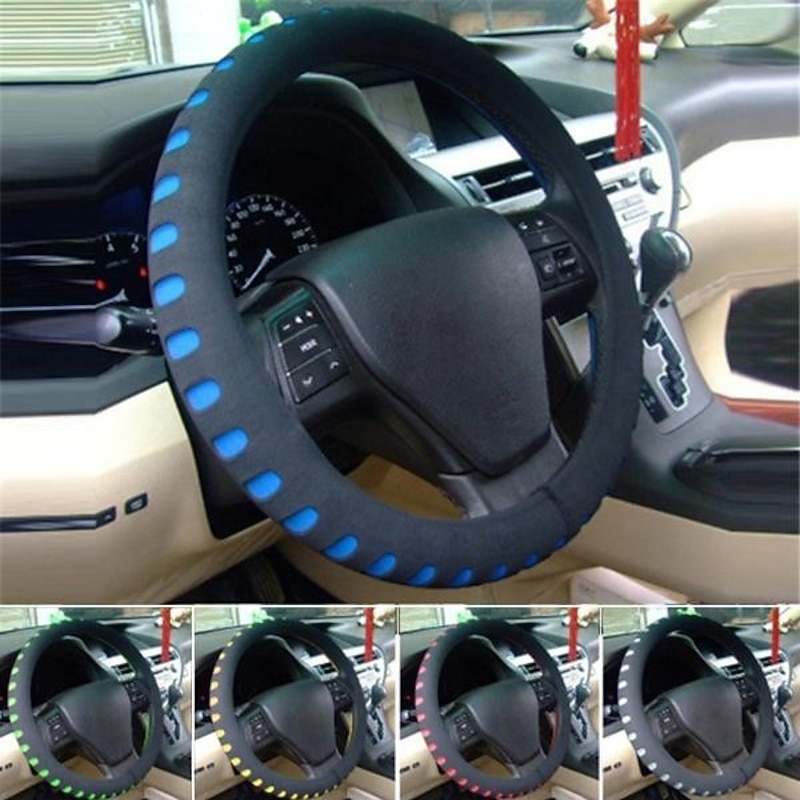 EVA Punching Universal Car Steering Wheel Cover Diameter 38cm Automotive Sup Car Styling Accessories