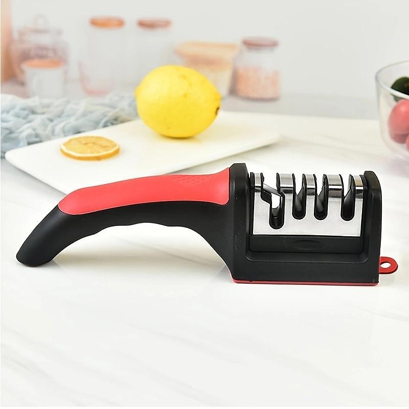 Knife Sharpener 4 Stages Professional Kitchen Sharpening Stone Grinder Knives Whetstone Tungsten Diamond Ceramic Sharpener Tool2