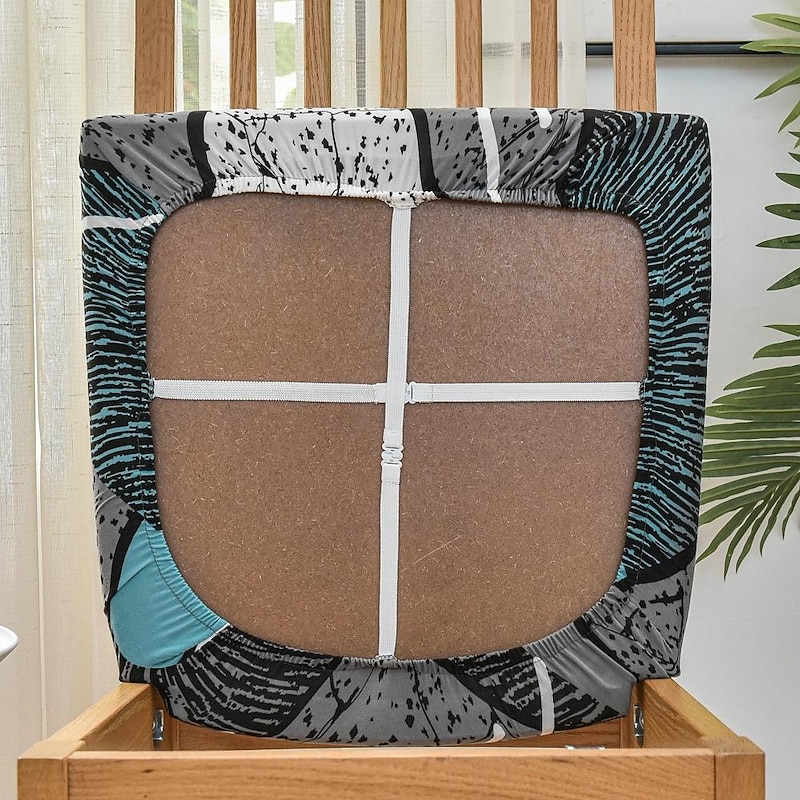 Seat Covers for Dining Room Stretch Chair Seat Slipcover Elastic Chair Protector For Dinning Party Hotel Wedding Soft Removable Washable3