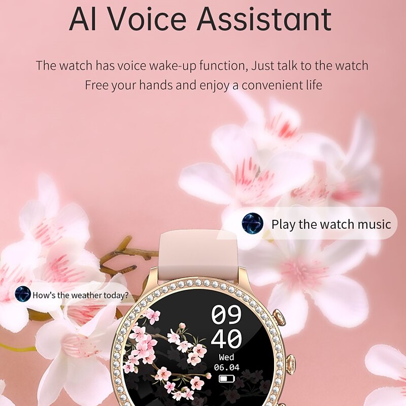 696 i70 Smart Watch 1.32 inch Smartwatch Fitness Running Watch Bluetooth Pedometer Call Reminder Sleep Tracker Compatible with Android iOS Women Hands-Free Calls Message Reminder Camera Control IP 672