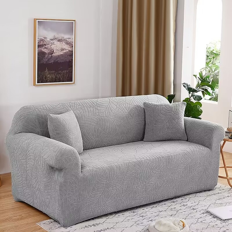 Stretch Couch Covers Water Resistant Sectional Sofa Cover For Dogs Pet, Farmhouse Slipcovers For Love Seat, L Shaped,3 Seater, U Shaped, Arm Chair Washable Couch Protector Soft Durable3