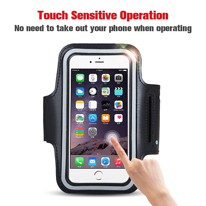 Waterproof Universal Brassard Running Gym Sport Armband Case Mobile Phone Arm Band Bag Holder for iPhone Smartphone on Hand3