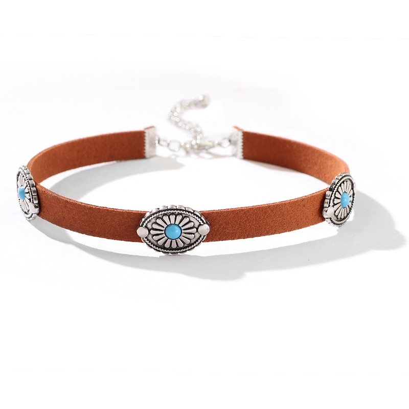 Retro Vintage Boho 1970s Necklace Chocker Hippie Fancy Dress Women's Masquerade Party / Evening Pride Parade Pride Month Adults' Neckwear3