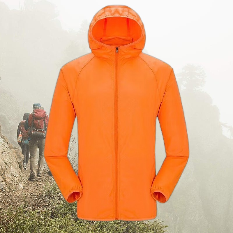 Men's Women's Rain Jacket Windbreaker UPF 50+ UV Sun Protection Zip Up Hoodie Long Sleeve Fishing Running Hiking Jacket Summer Outdoor Packable Quick Dry Outerwear Jacket Top Climbing3