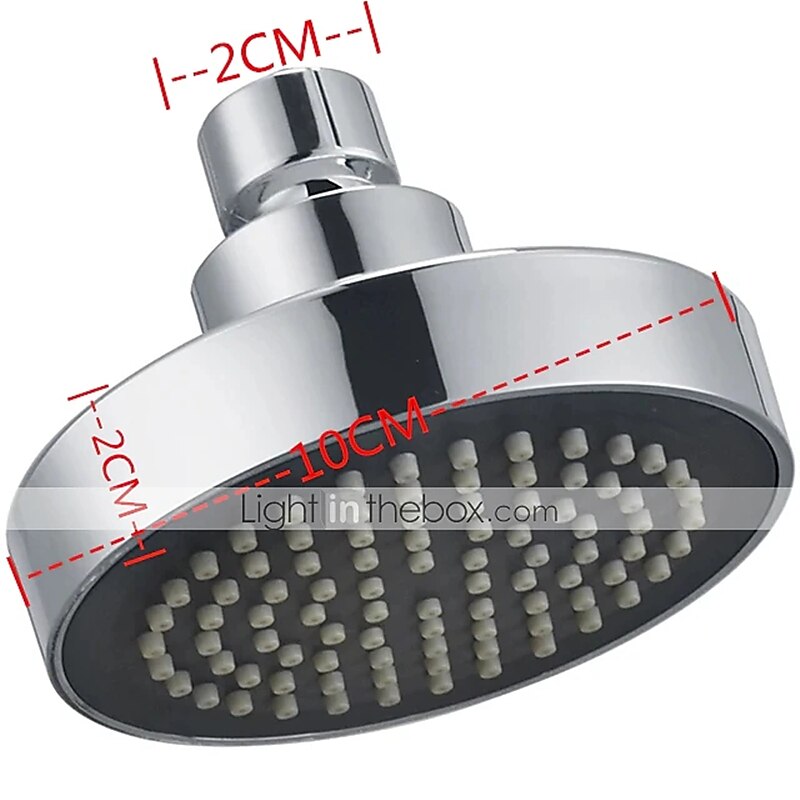 4 inch Rainfall Shower Head ABS Showerhead, 360-degree Rotation High Pressure Overhead Shower Head2