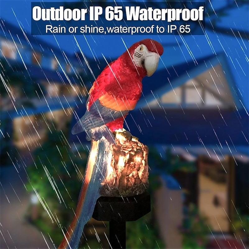 Solar Powered Garden Lights Owl Parrot Lawn Light Solar Lights Waterproof Solar Led Light Outdoor Decoration Solar Lamp Led Lights4