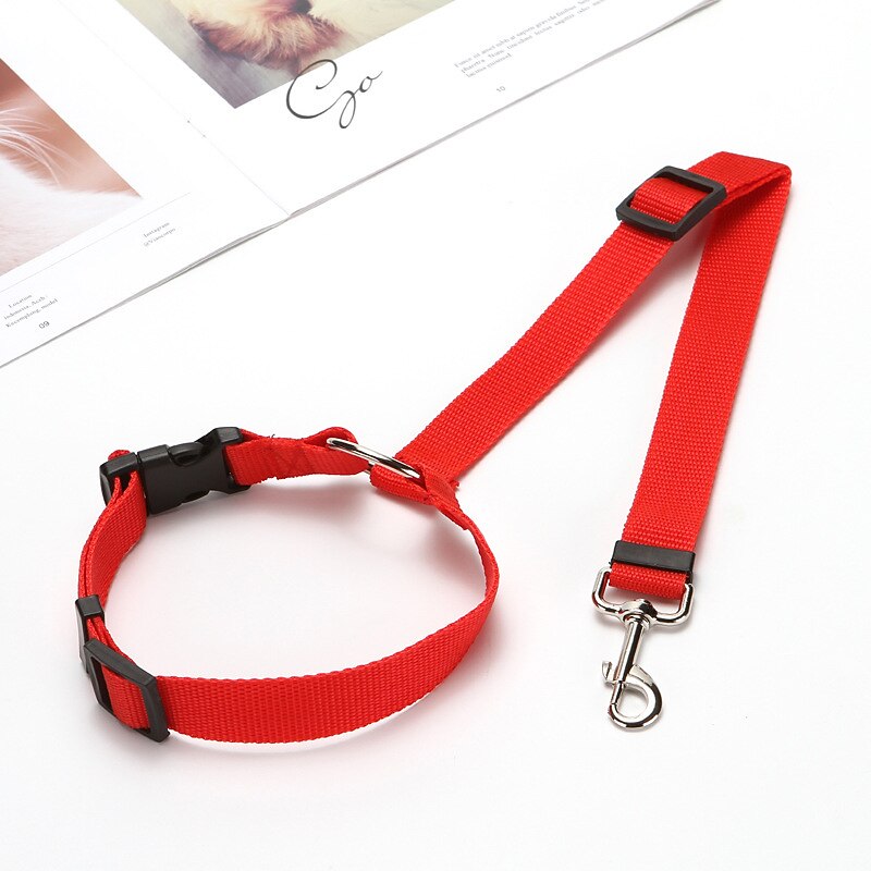 Dog Pet Car Seat Belt Lead Belt Rear Seat Belt Adjustable Dog Rope Seat Belt3