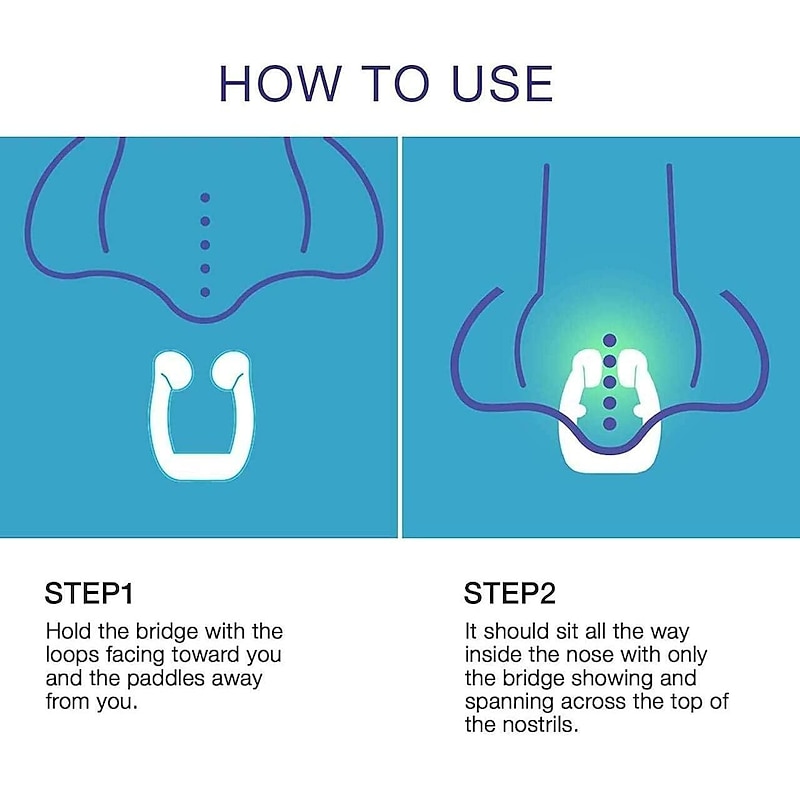 Anti Snoring Devices Silicone Magnetic Anti Snoring Nose Clip, Help Stop Snoring, Quieter Restful Sleep3