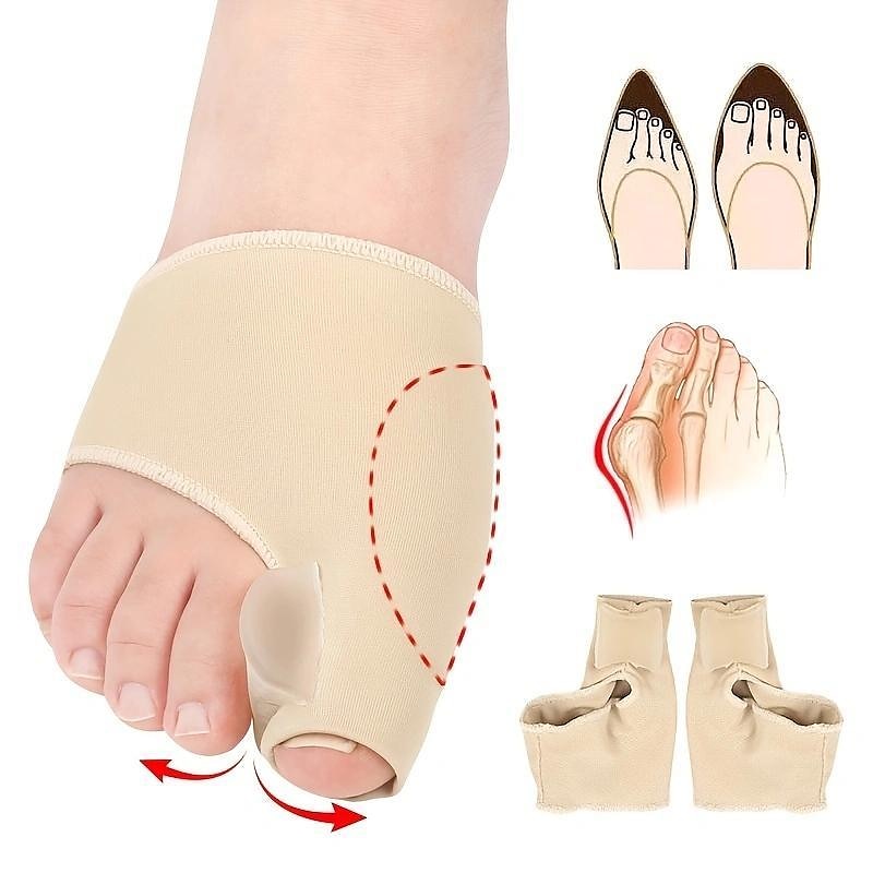 Bunion Corrector Sleeve with Toe Separator – Orthopedic Hallux Valgus Relief Pad for Women and Men, Soft Gel Cushion for Foot Pain and Big Toe Alignment, Ideal for Daily Wear and High Heels