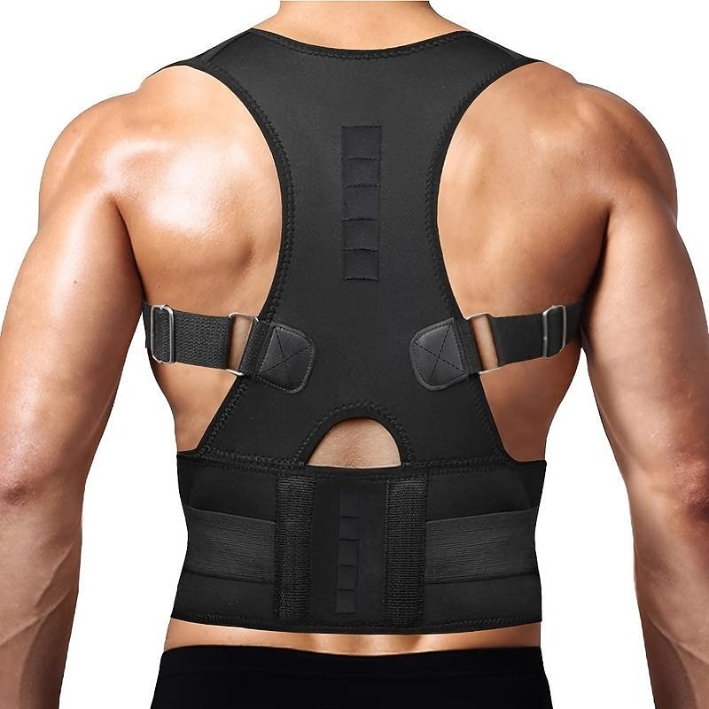Unisex Back Brace Posture Corrector, Magnetic Lumbar Back Support Belt For Back Pain Relief (Order A Size Up)3