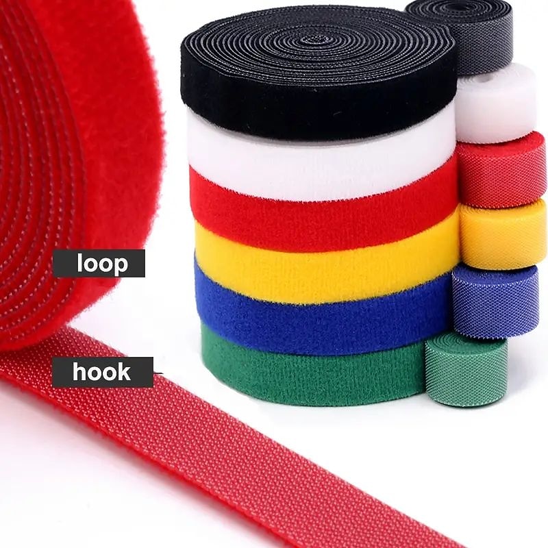 Wire Organizer Reusable Wire Adhesive Loop Hook Nylon Strap Organizer Self Adhesive Clip Holder Power Cable Ties4