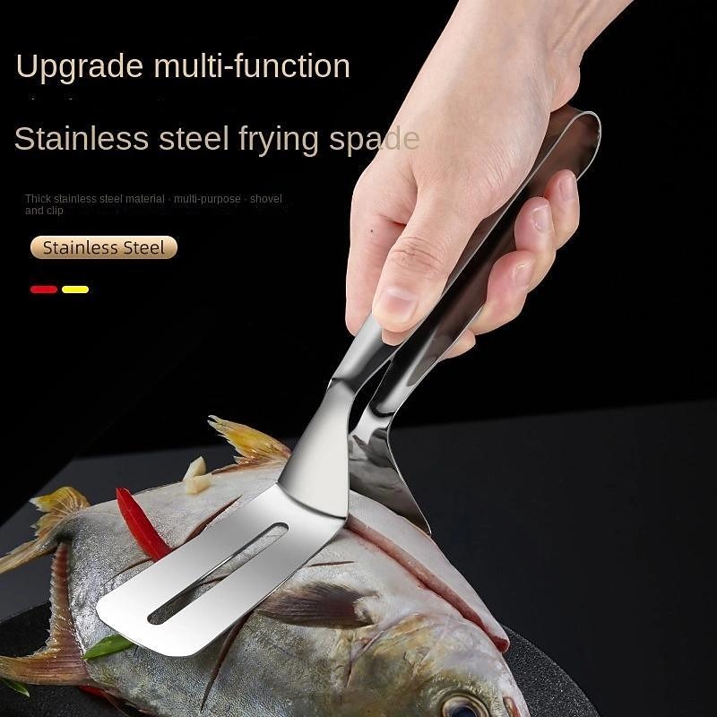 304 Stainless Steel Steak Shovel BBQ Grilled Fish Clip Food Clip Kitchen Bread Pancake Korean Barbecue Fried Fish Clip2
