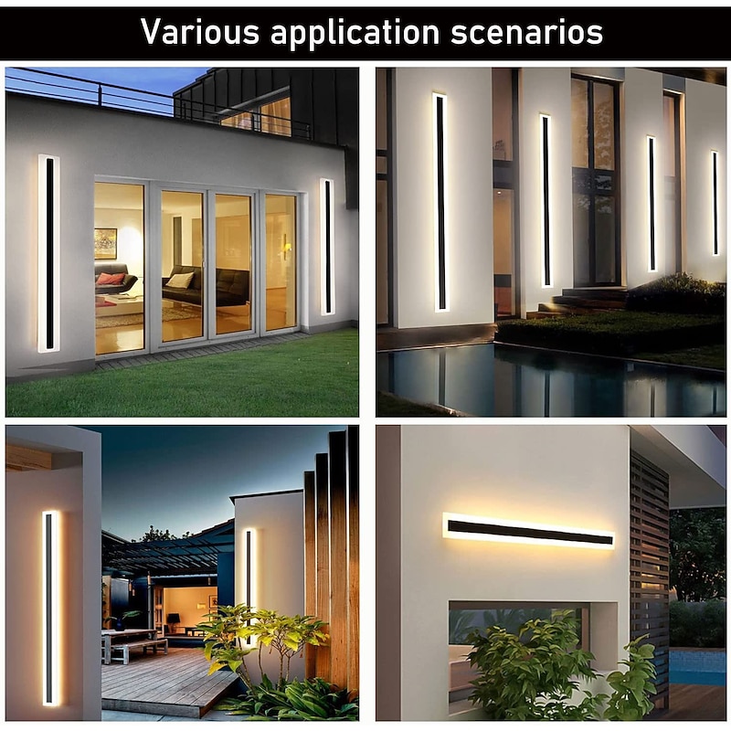 Outdoor Matte LED Modern Outdoor Wall Lights Indoor Wall Lights Living Room Outdoor Metal Wall Light IP65 220-240V2