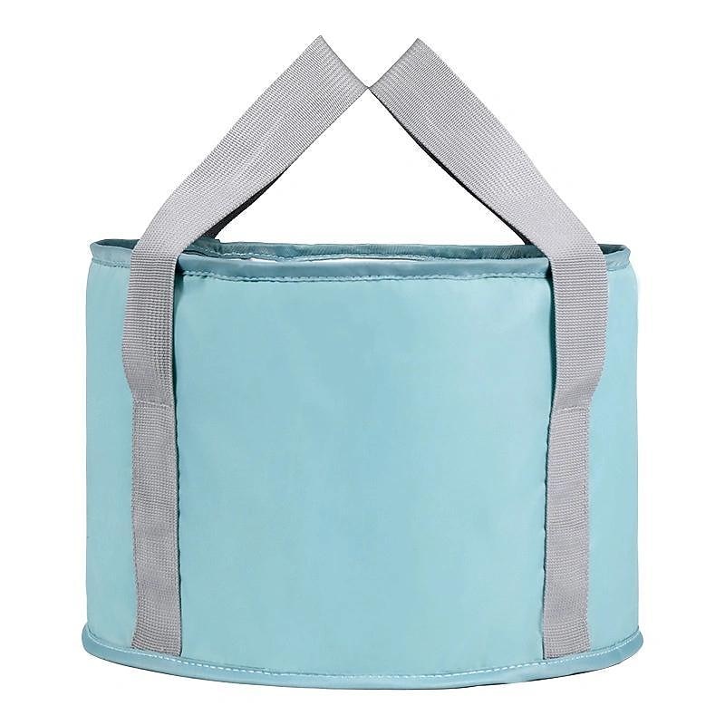 1pc Collapsible Foot Bath Basin For Soaking Feet, Portable Foot Bath Tub Bag With Handles, Washbasin For Traveling Camping3