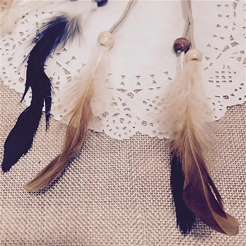 Gorgeous Boho Feather Dreamcatcher Headband - A Must-Have Hair Accessory for the Stylish Woman!3