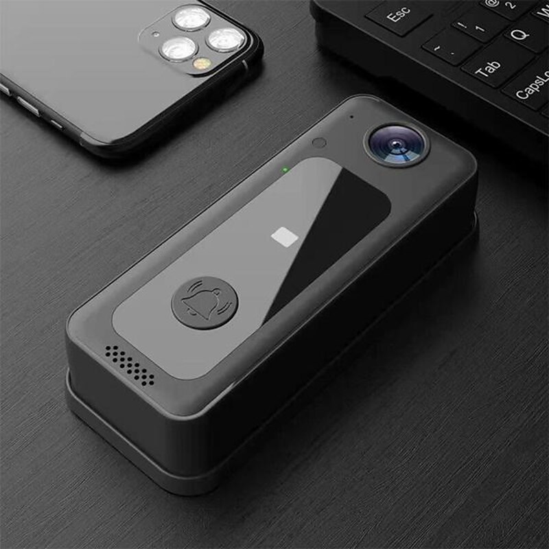 Smart Video Doorbell WiFi Wireless Intercom Door Ring Camera Bell Security Wide Angle Two-way Talk2