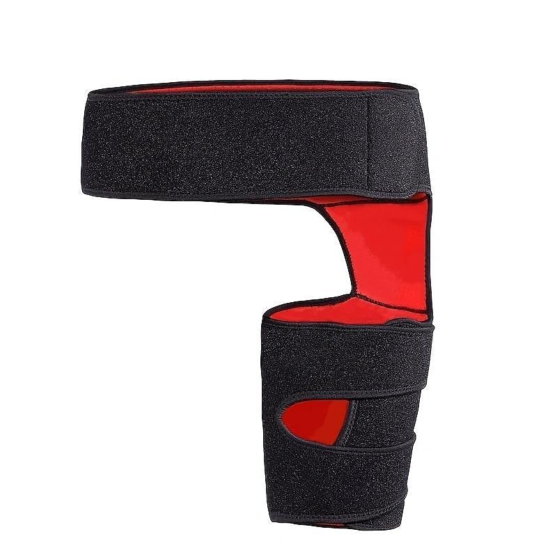 1pc Hip Brace Thigh Compression Sleeve, Hamstring Compression Sleeve & Groin Compression Wrap For Hip Pain Relief, Support For Hip Replacements, Sciatica Pain Relief Brace3