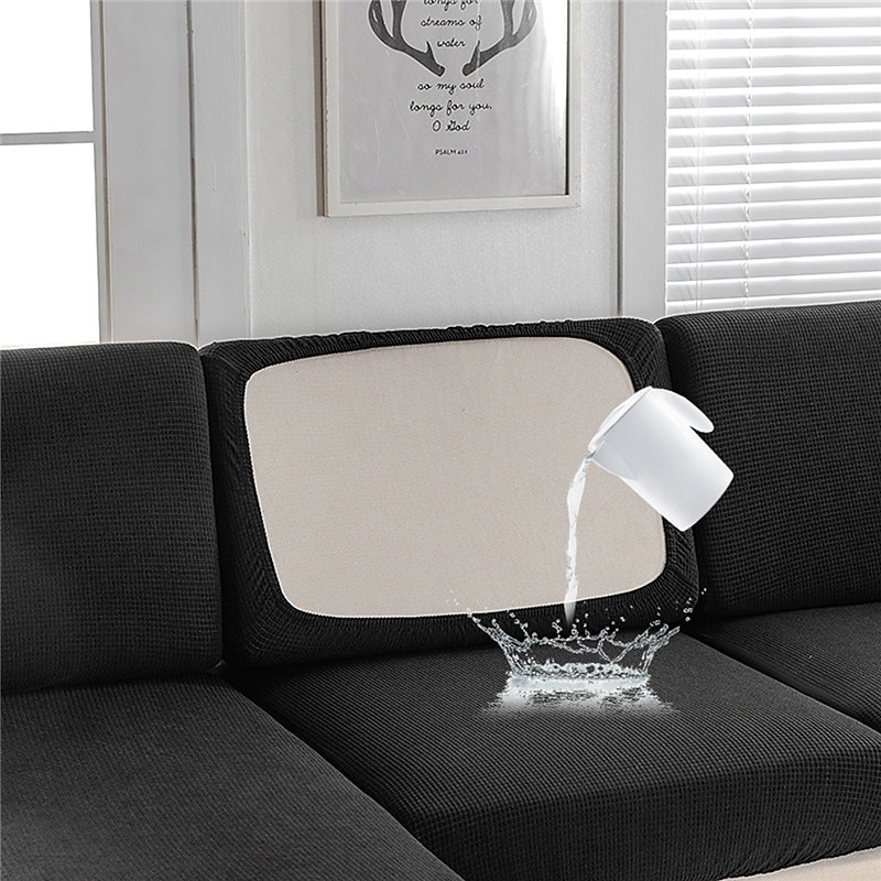 Water Resistant Couch Covers Sofa Seat Cushion Cover For Dogs Pet, Sectional Sofa Slipcover For Love Seat,Burgundy Red L Shaped,3 Seater,Arm Chair, Washable Couch Durable Protector3