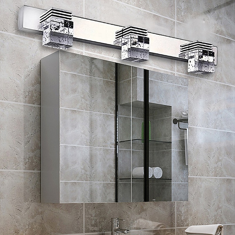 Vanity Light LED Mirror Front Lamp Waterproof IP20 LED Bathroom Lights Over Mirror Wall Lighting Fixtures for Bathroom Bedroom Living Room Cabinet 110-240V4