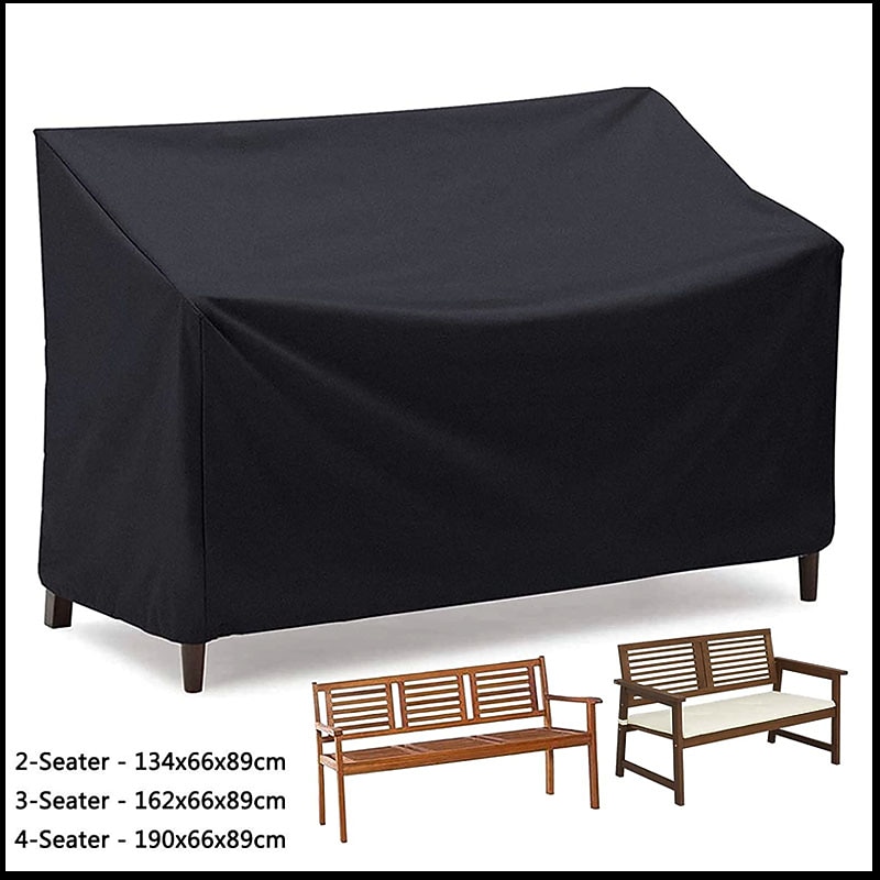 Outdoor 1/2/3/4-Seater Bench Cover, Patio Chair Covers, Lounge Deep Seat Cover, Waterproof Outdoor Lawn Patio Furniture Covers, Heavy Duty Waterproof UV Resistant Anti-Fading - Main Image
