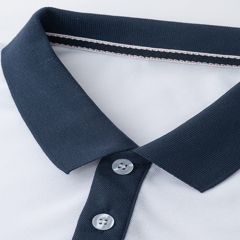 Men's Button Up Polos Polo Shirt Casual Holiday Lapel Short Sleeve Fashion Basic Plain Classic Summer Regular Fit White Pink Orange khaki Button Up Polos4