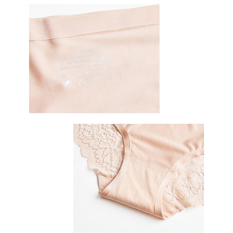 Women's Sexy Lingerie Panties Pure Color Lovers Hot Home Valentine's Day Bed Ice Silk Breathable Hole Summer Spring Home Outfits2