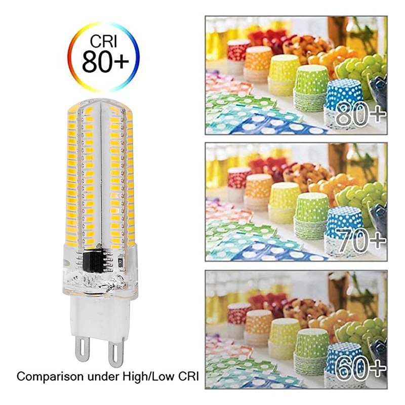 2/5pcs 6W  LED Bi-pin Lights Bulb 600 lm G9 3014 x 104 SMD LED Beads Warm White White AC220-240V4