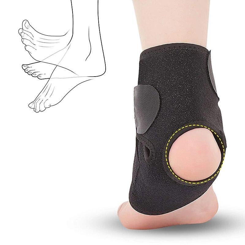 1pc Ankle Support Brace (measurement 11in), Breathable Neoprene Sleeve, Adjustable Wrap, Ankle Stabilizer For Men And Women4