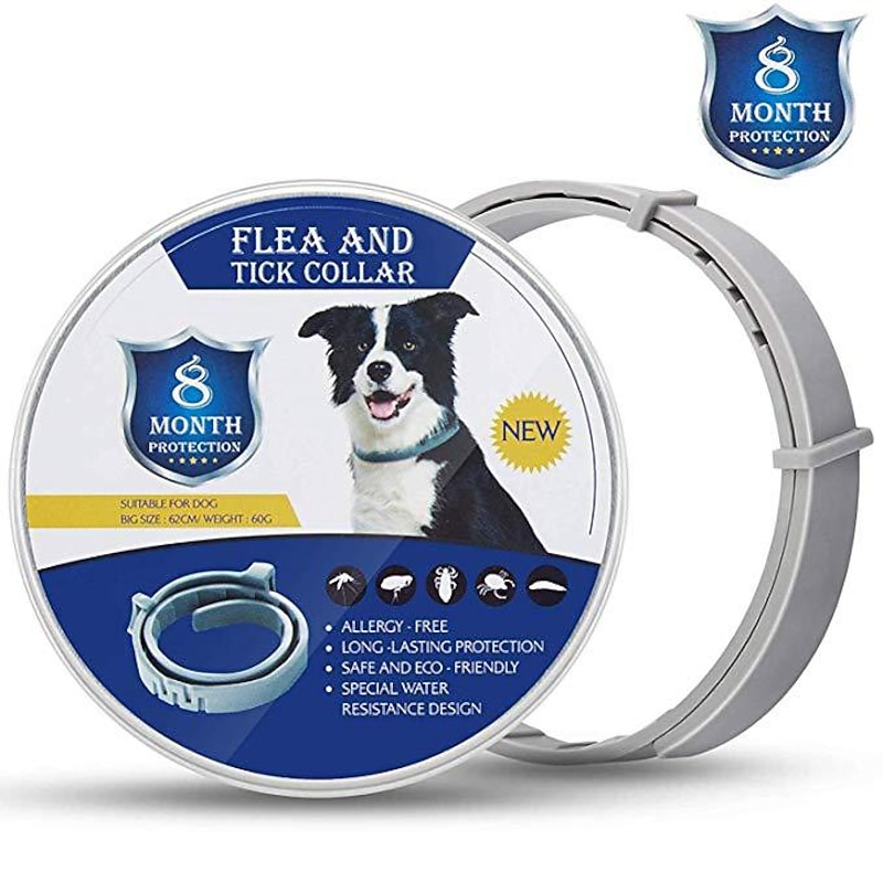 Flea Removal Collar For Dogs Cats Teddy Small Medium And Large Dogs Anti Lice Pet Repellent Collars