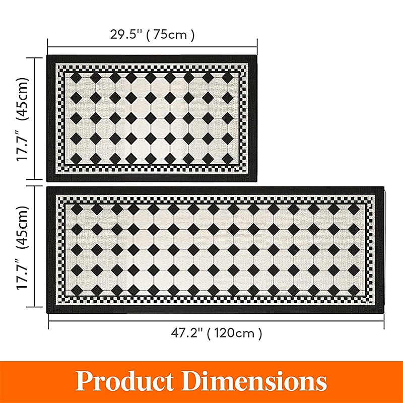 Kitchen Floor Mats Lattice Non-Slip Waterproof And Oil-Proof Mats Dirt-Resistant High-End Diatom MudFoot Pads2