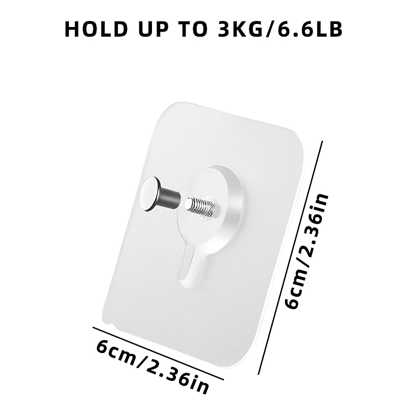 10pcs Heavy Duty Wall Hangers Garland Hooks Outdoor Self Adhesive Wall Hooks Without Nails Wall Hooks for Hanging Wall Hangers Adhesive Hooks, Stick Sticky Wall Hooks Magnetic Purse Hanger2