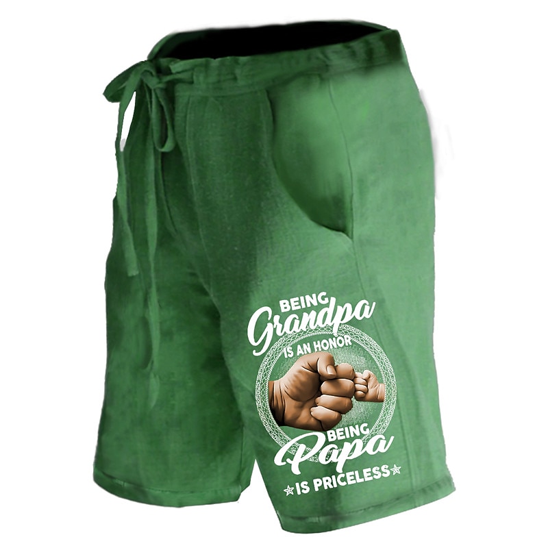 Men's Letter Graphic Prints Shorts Summer Shorts Casual Shorts Mid Waist Streetwear Designer Outdoor Casual Daily Drawstring Elastic Waist Print Designer Clothing Apparel2