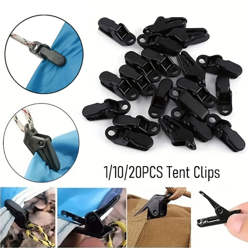 New Crocodile Tent Clips, Heavy Duty Tent Snaps, Portable Tent Snaps for Outdoor Travel, Perfect for Outdoor Camping Adventures2