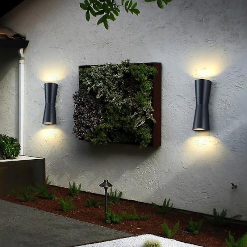 Waterproof Matte Contemporary Bathroom Lighting Outdoor Wall Lights Bathroom Outdoor Iron Wall Light IP67 110-120V 220-240V 6 W / LED Integrated / CE Certified2