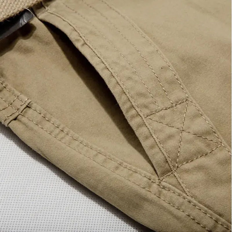 Men's Cargo Shorts Hiking Shorts Zipper Pocket Flap Pocket Plain Comfort Breathable Outdoor Daily Going out Fashion Casual Black Army Green3