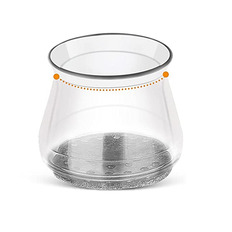 10 Pcs Chair Leg Floor Protectors Silicon Chair Leg Caps Free Moving Chair Leg Covers to Prevent Scratches and Noise2